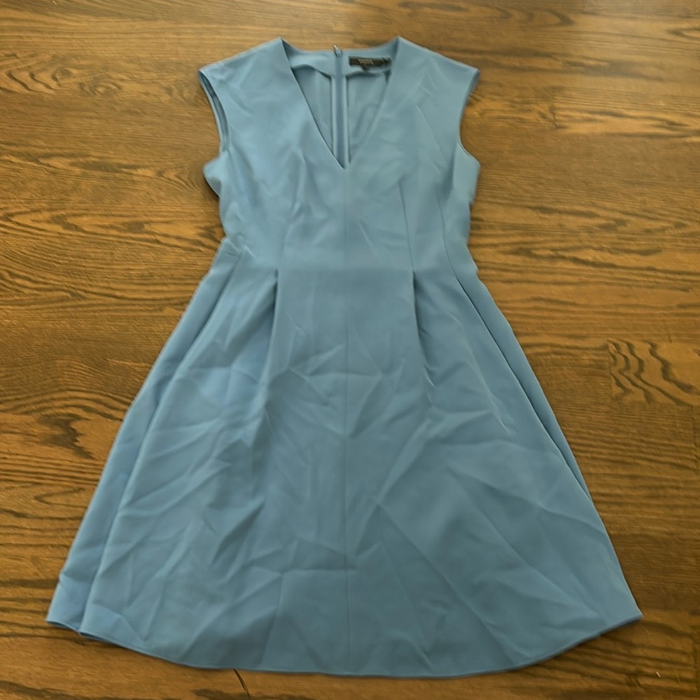 Theory Blue Sleeveless Dress
